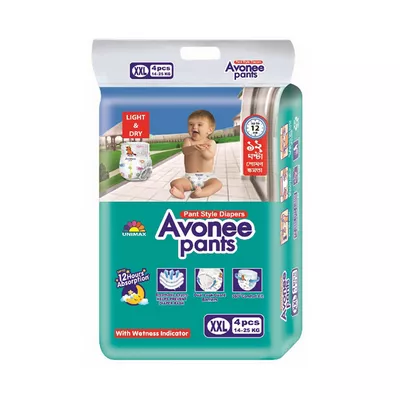 Avonee Pant Style Diaper XXL 4s (14-25kg) 25kg