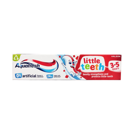 Aquafresh Little Teeth Baby Fluoride Toothpaste 3-5 Years 50ml