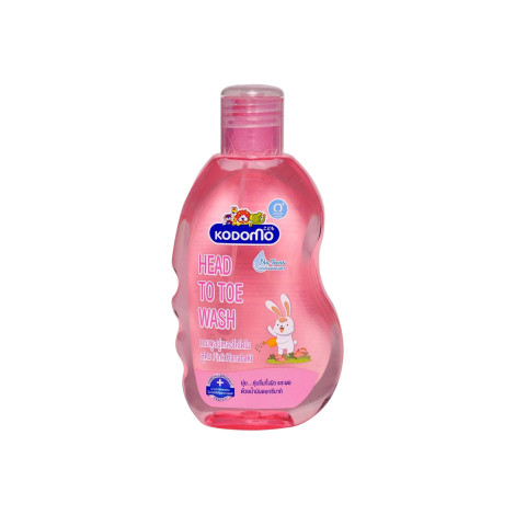 Kodomo Pink Hanabaki Head To Toe Wash 200ml