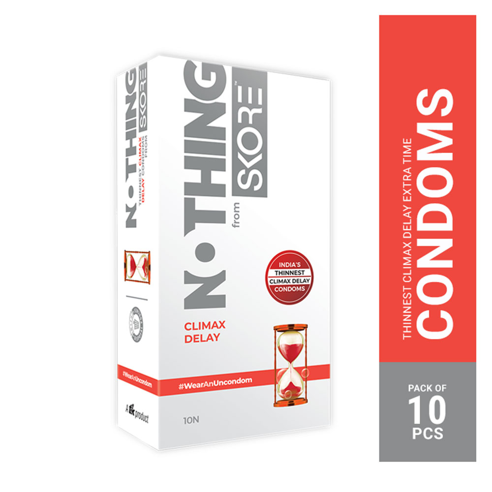 Skore Nothing Thinnest Climax Delay Condom 10pc