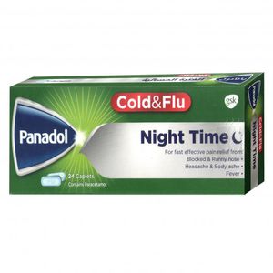 Panadol Cold+Flu Night Time (24 Caplets)